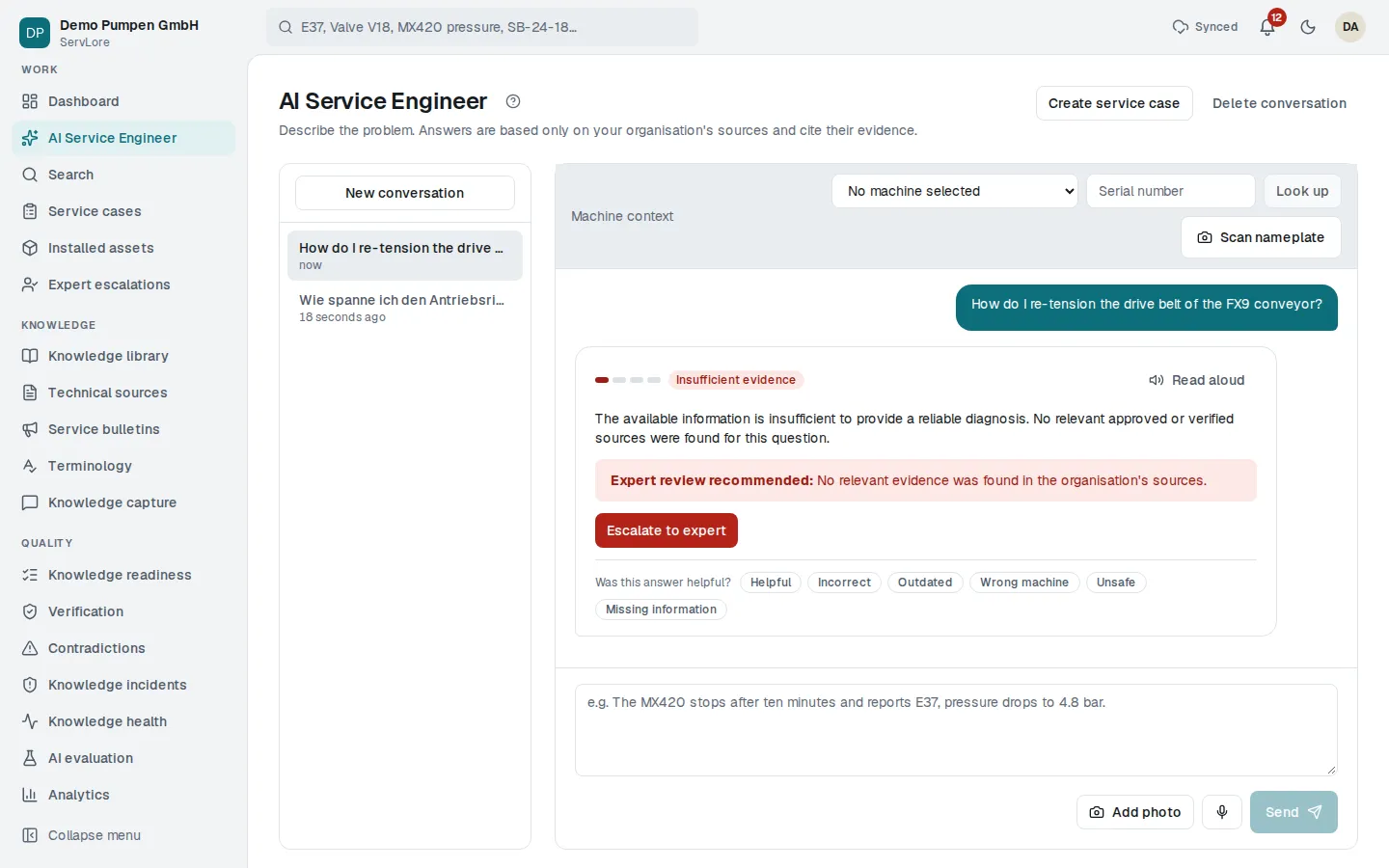 AI-serviceingenjör